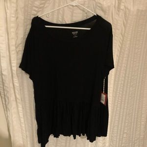 Black Peplum NWT